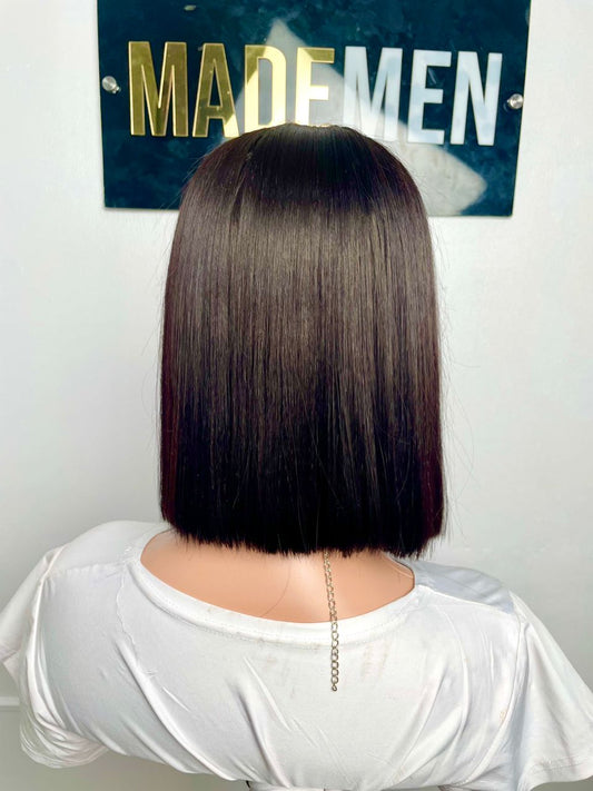 501 black 10 inches straight hair