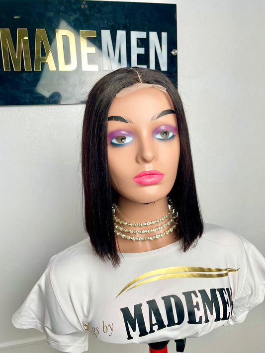 501 black 10 inches straight hair